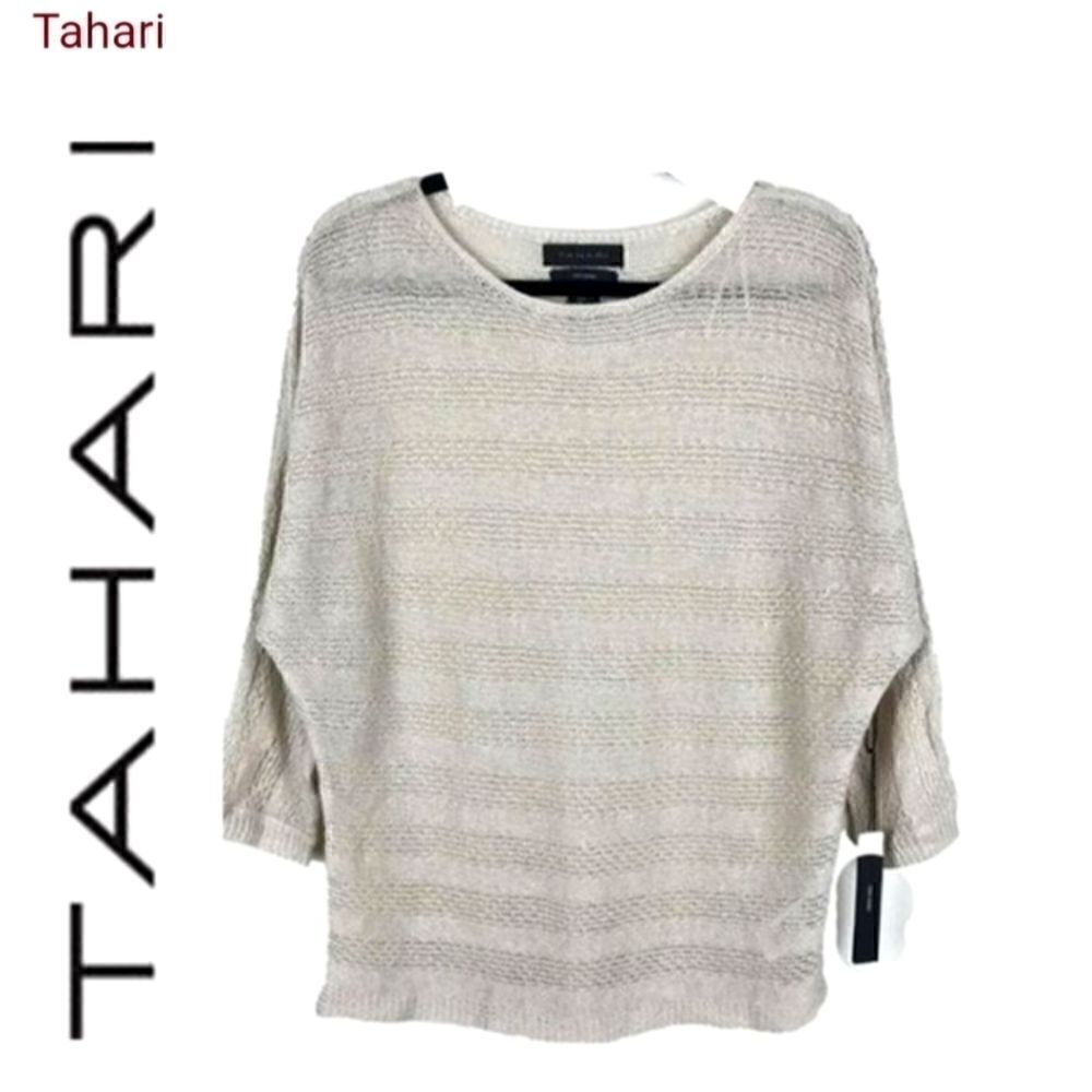 TAHARI, 100%linen, size XS
